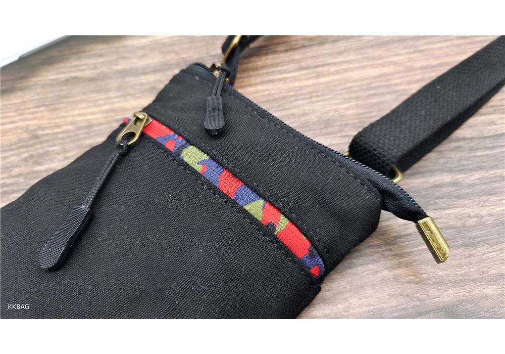 2025 Canvas Crossbody Bag: Simple Vertical Phone, Coin Purse, Versatile Single Shoulder Bag