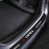 1pcs Carbon Fiber Car Trunk Rear Bumper Sticker Guard Plate Protector For Opel Insignia Astra H G J Antara Vectra Vivaro Corsa C D Zafira Car Styling
