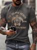 Mens Gulf Of Mexico Print T Shirt Summer Holiday Short Sleeve TShirts Casual Tops Tees New