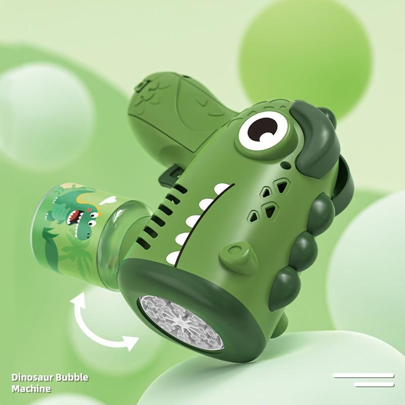 2025 New Automatic Electric Bubble Gun Handheld Bubble Machine Toy Gift  No Battery Needed, 3 Colorful Dinosaur Designs with Cute Expressions,