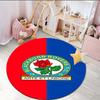 1PC round rug Rovers Crest Football Club Printed Round Area Rug ,Rug For Home Office, Round Chair Rug, Decorative Carpet Fan gifts Christmas gift