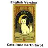 El Tarot De Los Gatos Cards 78 Cartas Del Tarot Spanish Edition Cats Rule Earth Divination Deck Borad Playing Games