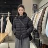 Womens Short Puffer Hooded Cotton Jacket Loose Warm Winter Casual Coat Petite Women 2026