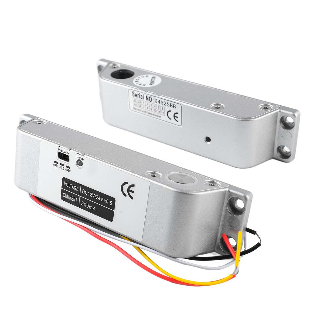 Electric Drop Bolt Lock 12V To 24V Aluminum Alloy Electronic Door Lock for Access Control System