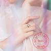 925 Sterling Silver Mermaid Tail Ring - Elegant Zircon Studded Wedding Band, Romantic Party Jewelry Fashion Gift for Women