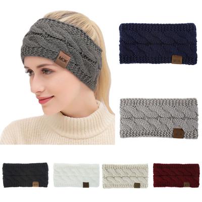 Fashion  And Winter  Color Wool Knitted Hair Band Sports Headband