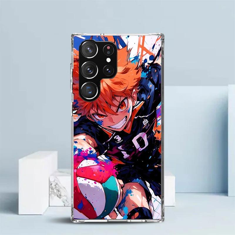 Haikyuu Oya Volleyball Anime Soft Cover for Samsung Galaxy S25 Edge S26 S24 S23 Ultra Phone Case S22 S21 Plus S20 FE Print Patte