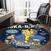 1pc NUKA-BOMBS Fallout1 Print Round Carpet Chair Round Carpet Suitable for Bedroom Living Room Home Decorative Carpet