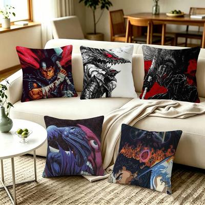 Berserk Anime Guts   Pillow Covers Home Sofa Cushion Covers and Aecorative Custom