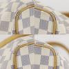 LOUIS VUITTON SaleyaMM Tote Bag N51185 White Damier Azur Canvas Women Used