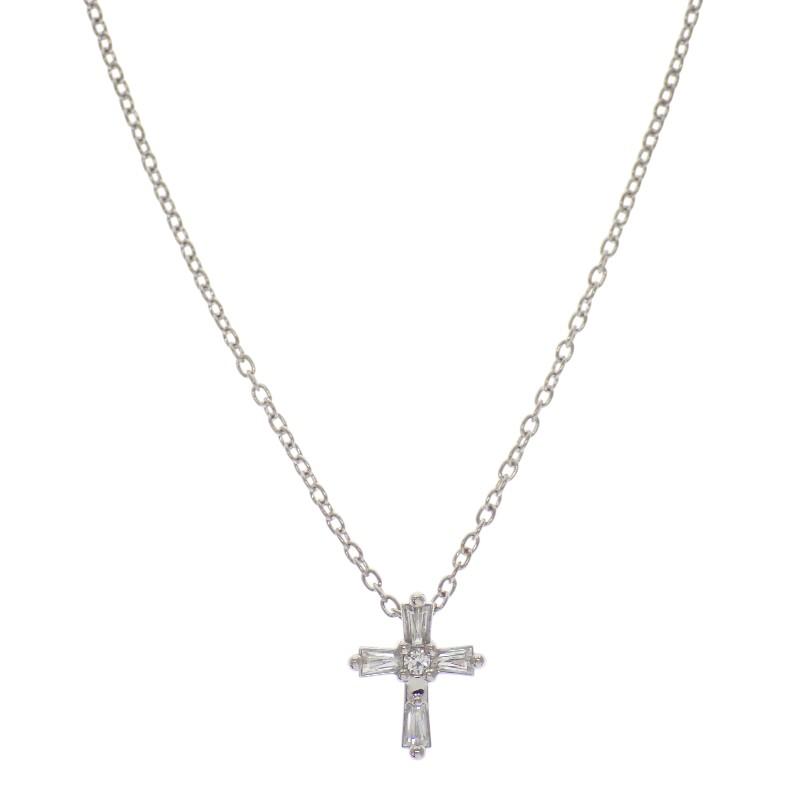 STAR JEWELRY Necklace K18 White Gold/diamond Women