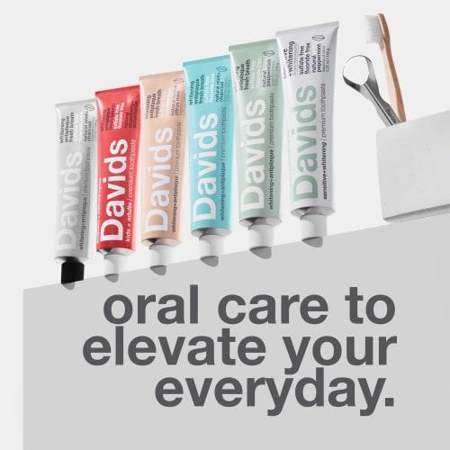 Davids Whitening Toothpaste (Charcoal) Mint 149g