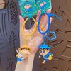 School Series Doll Keychain Figure Trendy Play Pendant Student Schoolbag Pendant Keychain