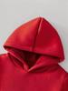 Mother Daughter Heart Kids Hoodie Sweet Family Cartoon Chest Print Autumn Winter Fleece Warm Casual Hooded Sweatshirt