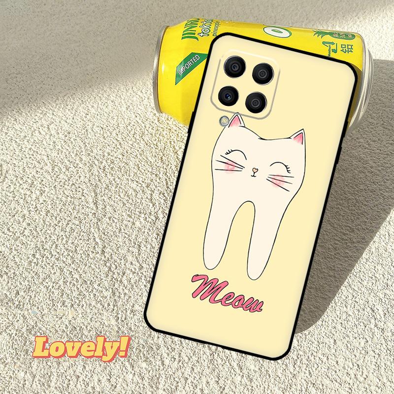 Dentist Tooth Pattern Case For Samsung Galaxy M31 M56 M13 M33 M53 M15 M35 M55 M06 M16 M36 M12 M32 M52 M14 M34 M54