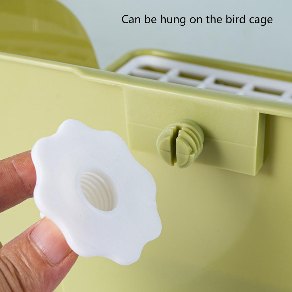 Automatic Bird Bathhouse Bathtub Parrots Shower Box with Multiple Tap Shower Multifunctional Bird Bathtub