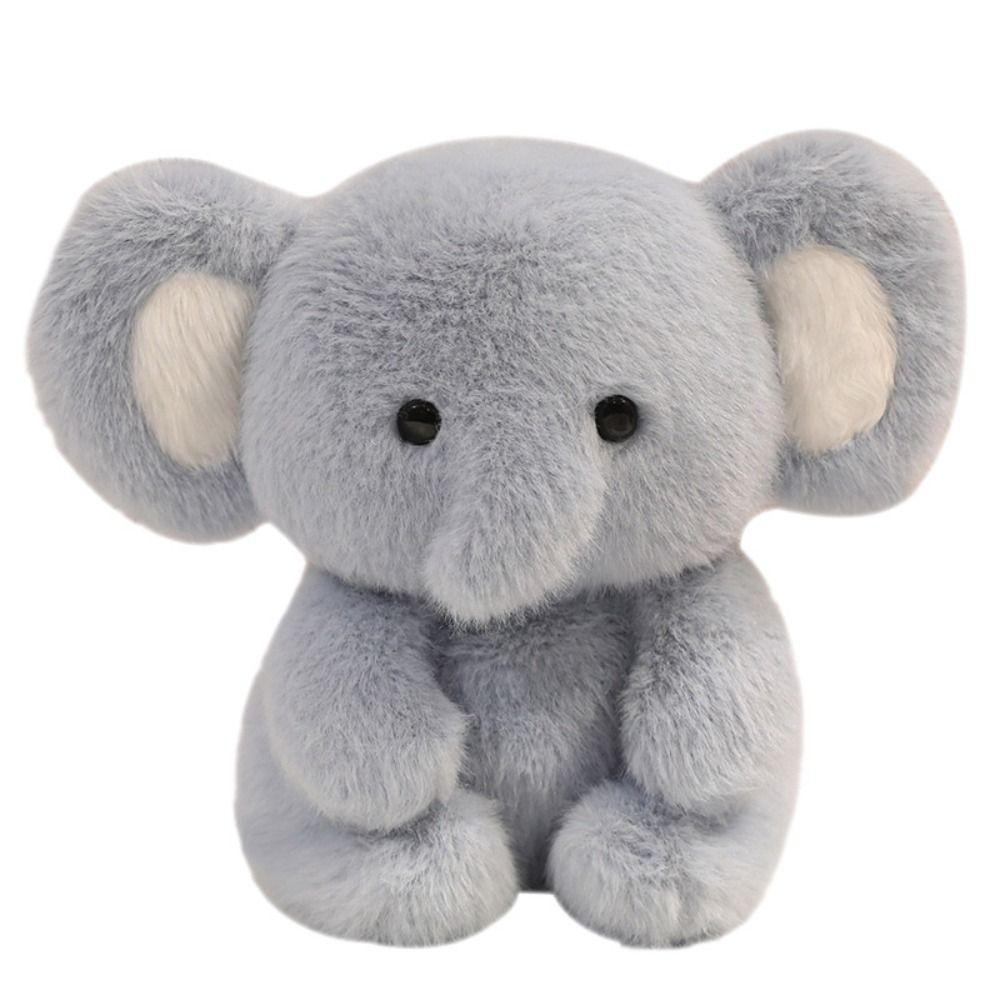 15cm Plush Companion Doll Elephant Animal Plush Toy Cute Stuffed Animal Pillow  Desk