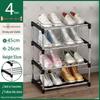 Slim Multi-Tier Shoe Rack for Entryway or Dorm