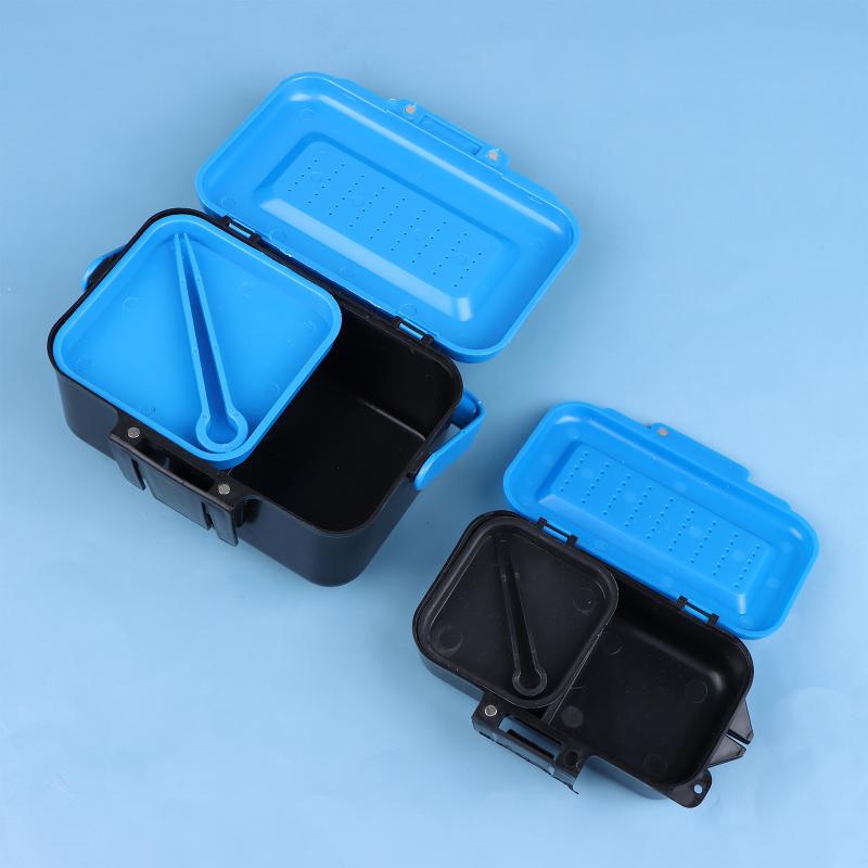 Tragbare Angelköderbox Köderbox Lebendköder Haken Regenwurm Transportbox Hüft-Angelkasten Für Outdoor Angeln Köderbox