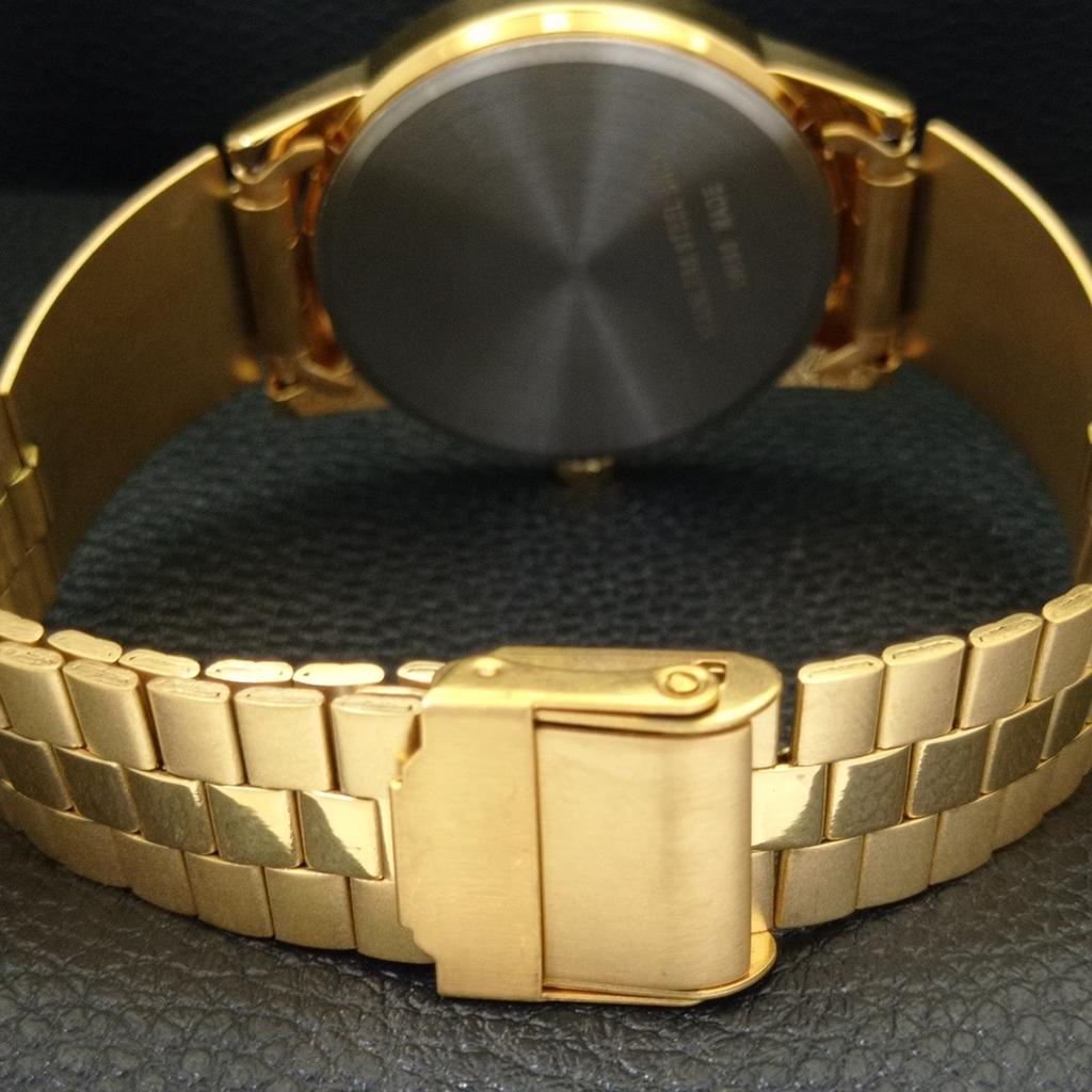 VINTAGE MONTINE HAND-WINDING SWISS MENS REFURBISHED BLACK DIAL WATCH a441071-1