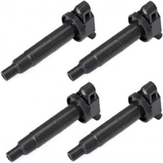 4Pcs New Quality Ignition Coils Denso 673-1307 Compatible for Toyota Lexus Camry Corolla RAV4 Ignition Coil OEM 90919-02244 90919-02244 4pcs