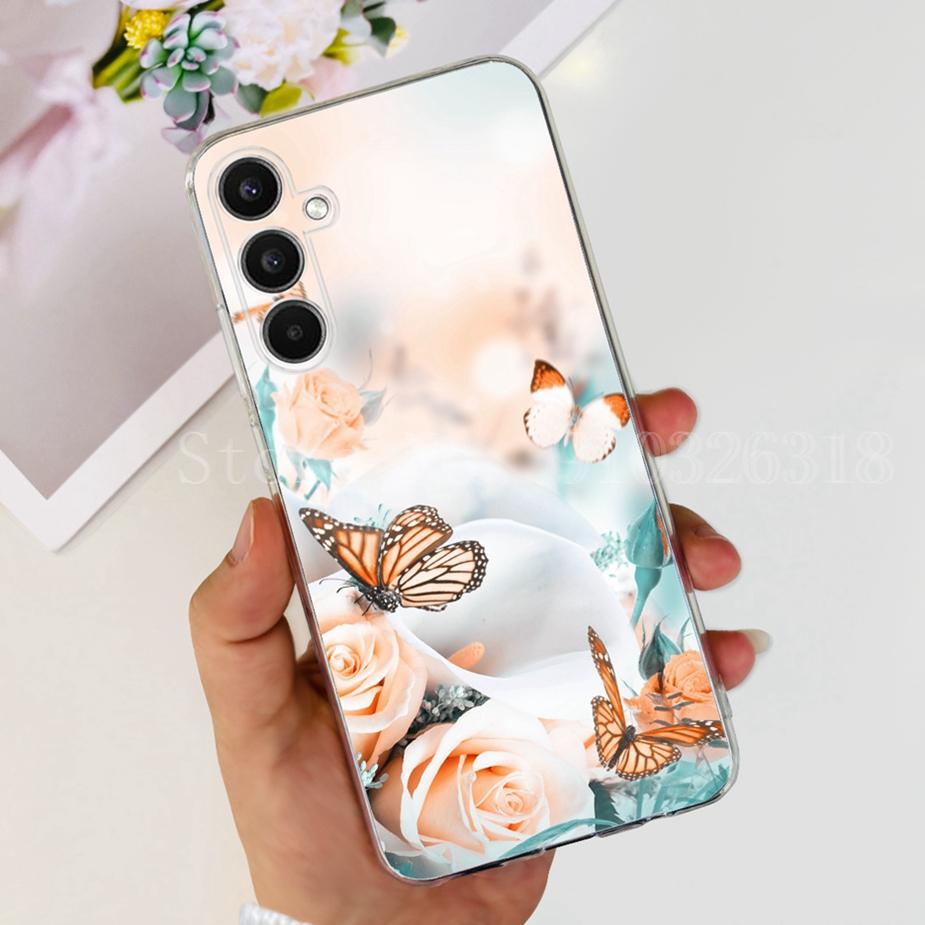 For Samsung Galaxy A14 A24 A34 A54 Case New Fashion Painted Cover Soft Silicone TPU Phone Case For Samsung A54 A 14 24 34 Fundas