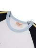 LA MAISON STUDIO Point Symbol Raglan Short Sleeve Whitenavy(Fcg2Ts779W)