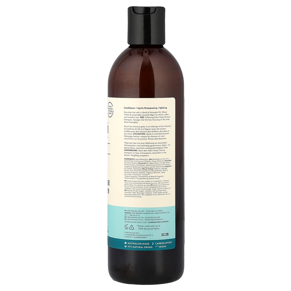 Sukin Tiefenreinigung Conditioner für fettige & unebene Kopfhaut, 500ml (16,9 fl oz)