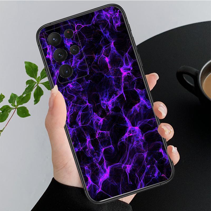 Phone Case for Samsung Galaxy A35 A55 A54 A15 A25 A05s A05 A22 A24 A52 A33 A34 M34 M14 M54 M23 Purple Aesthetic Case Funda