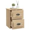 Vidaxl Wisząca Szafka Nocna, Dąb Sonoma, 41,5X36X53 Cm