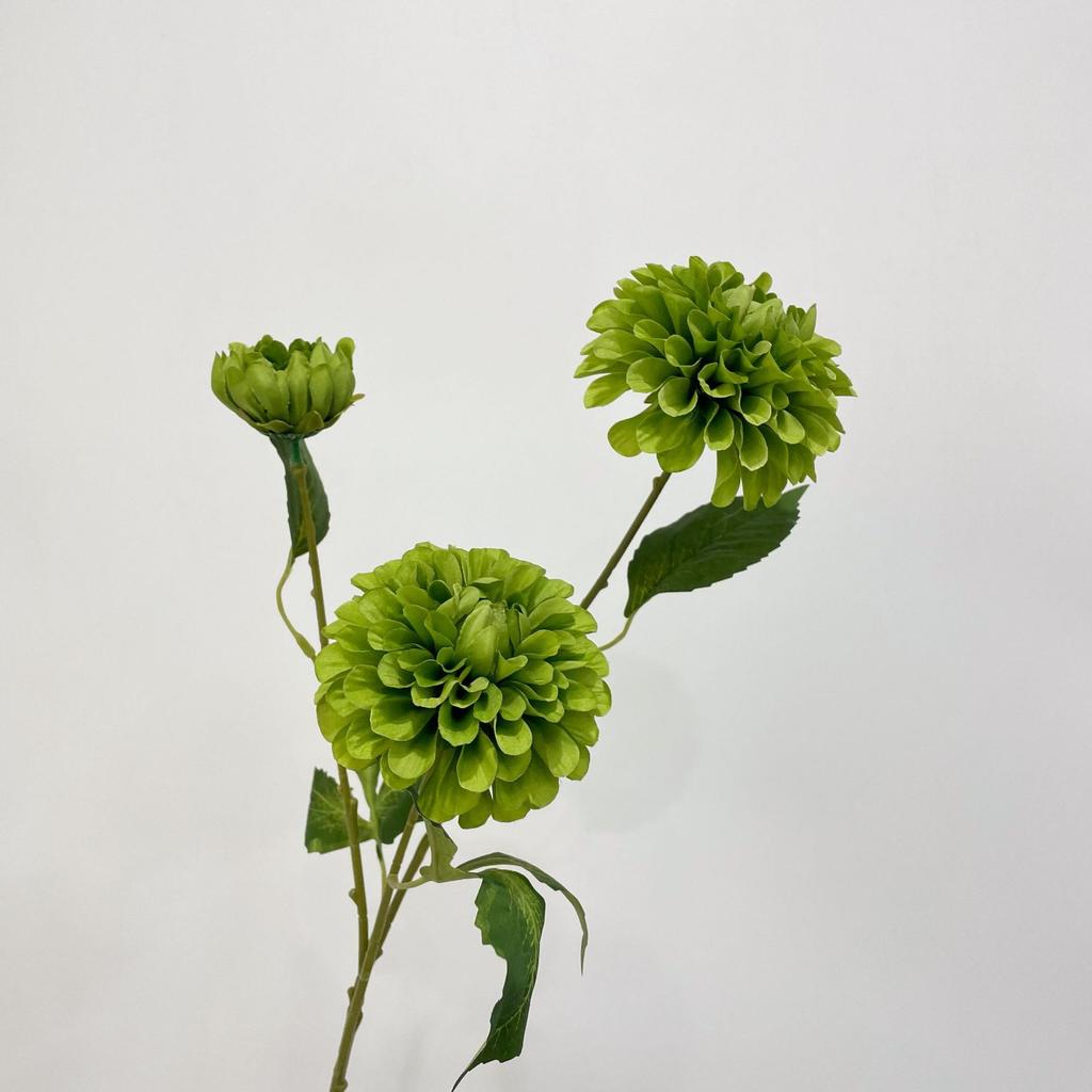 Large Head Chrysanthemum Silk Flower Lifelike Artificial Dahlia Flower For Home Wedding Decor Birthday Party Bedroom Decoration