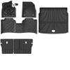 LHD Car Floor Mat For Jidu Robo-01 Ji Yue 01 2024 2025 2026 Protective TPE Rug Foot Pads Dust-proof trunk Mats Cars Accessories