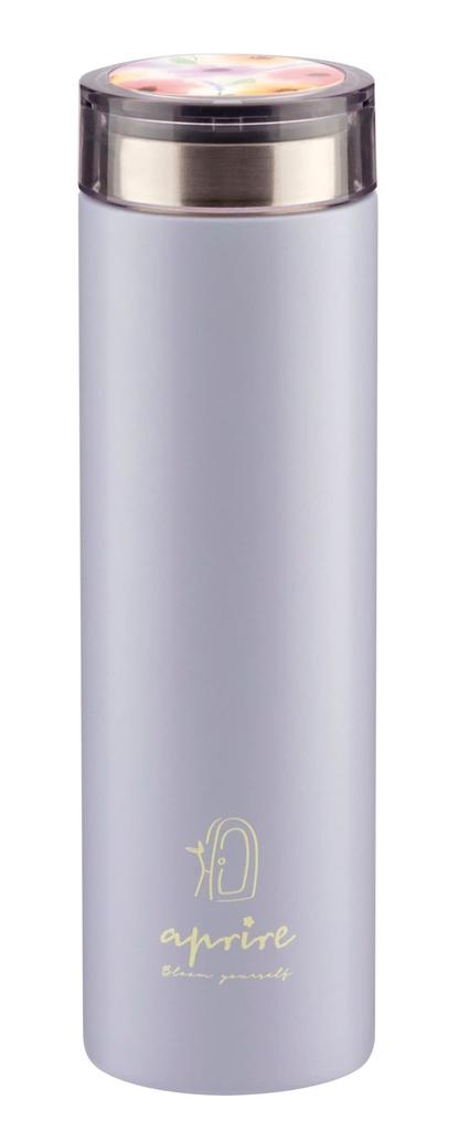 Captain Stag Smart Personal Water Vacuum Insulates for Hot and Cold Bloom Product x x Bottle, 300ml, Lightweight, Double-Layered Wall, Drinks, Aprile,
