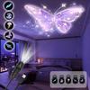 1/6/11pcs Patterns Creative Dreamy USB Projection Lamp,LED Projects Light Rose,Whale,Butterfly Atmosphere Light Festive Gift