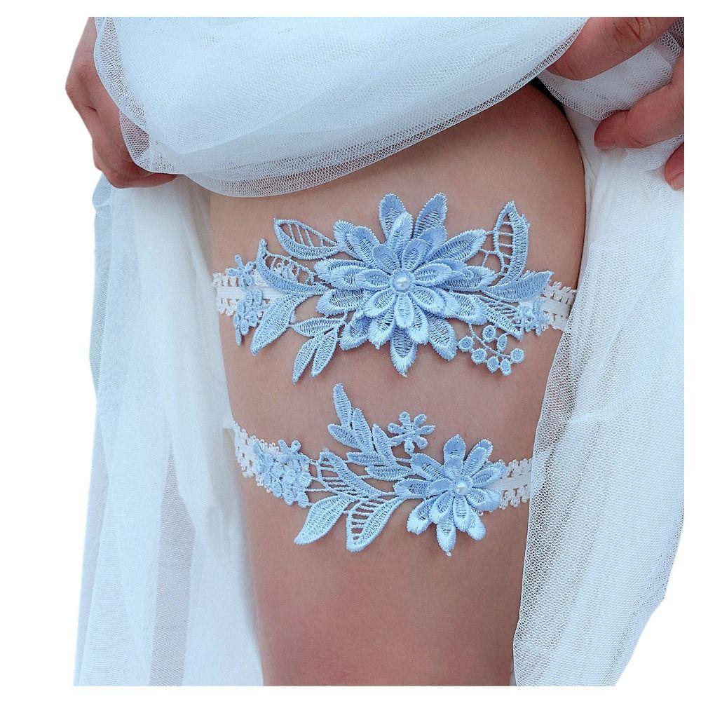 Lace Bridal Garter Belt Polyester Bridal Thigh Ring Fashion Leg Ring Bridal