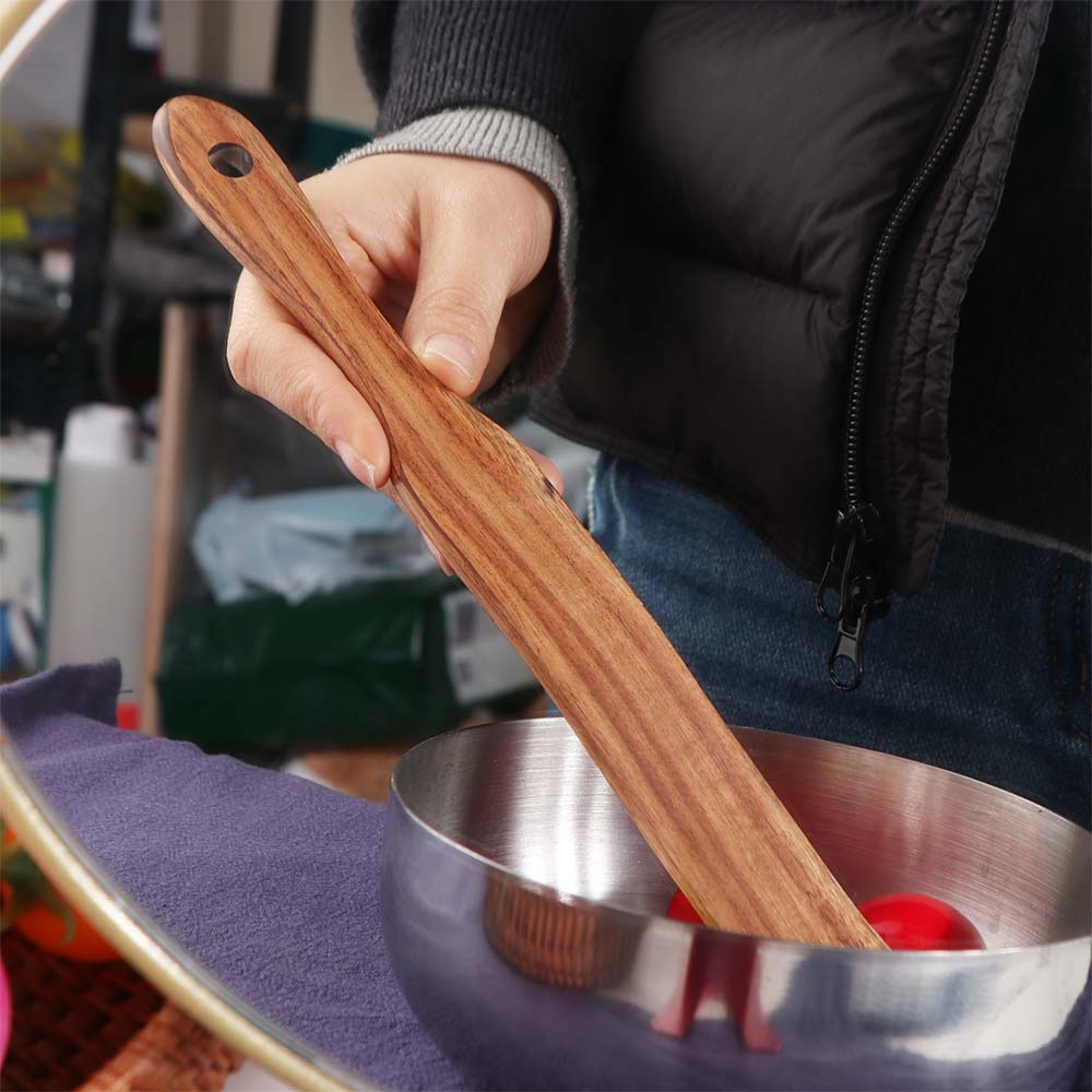 Small Shovel Wooden Bread Scraper Non-Stick Multi-purpose Dough Whisk Household Portable Egg Scraper Baking