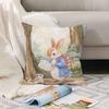 Cartoon Cute R-Rabbit Pillow Case Office Cushions Suitable For Sofa Car Bedroom Decorative Cushion Cover