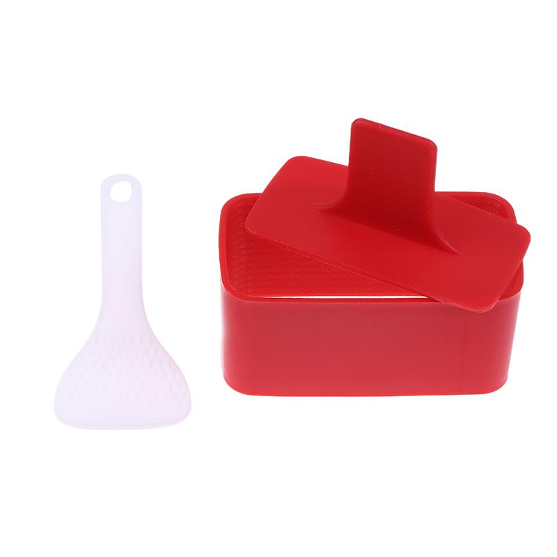 Gjør-det-selv Sushiformer Matpresse Non-stick Rektangulær Trekantet Sushilager Verktøysett Kjøkken Bento Risballsett