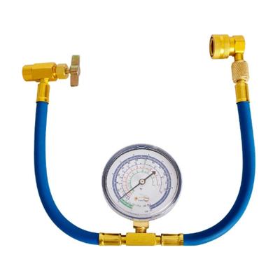 Car Air Conditioning R134A Refrigerants Recharge Hose with Pressure Gauge Measuring Kit Car Accessories