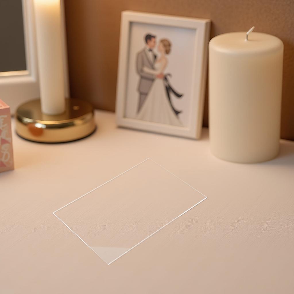 Acrylic Welcome Sign Stand Set for Wedding Reception Entrance Decoration Clear Minimalist Tabletop Display Event Party