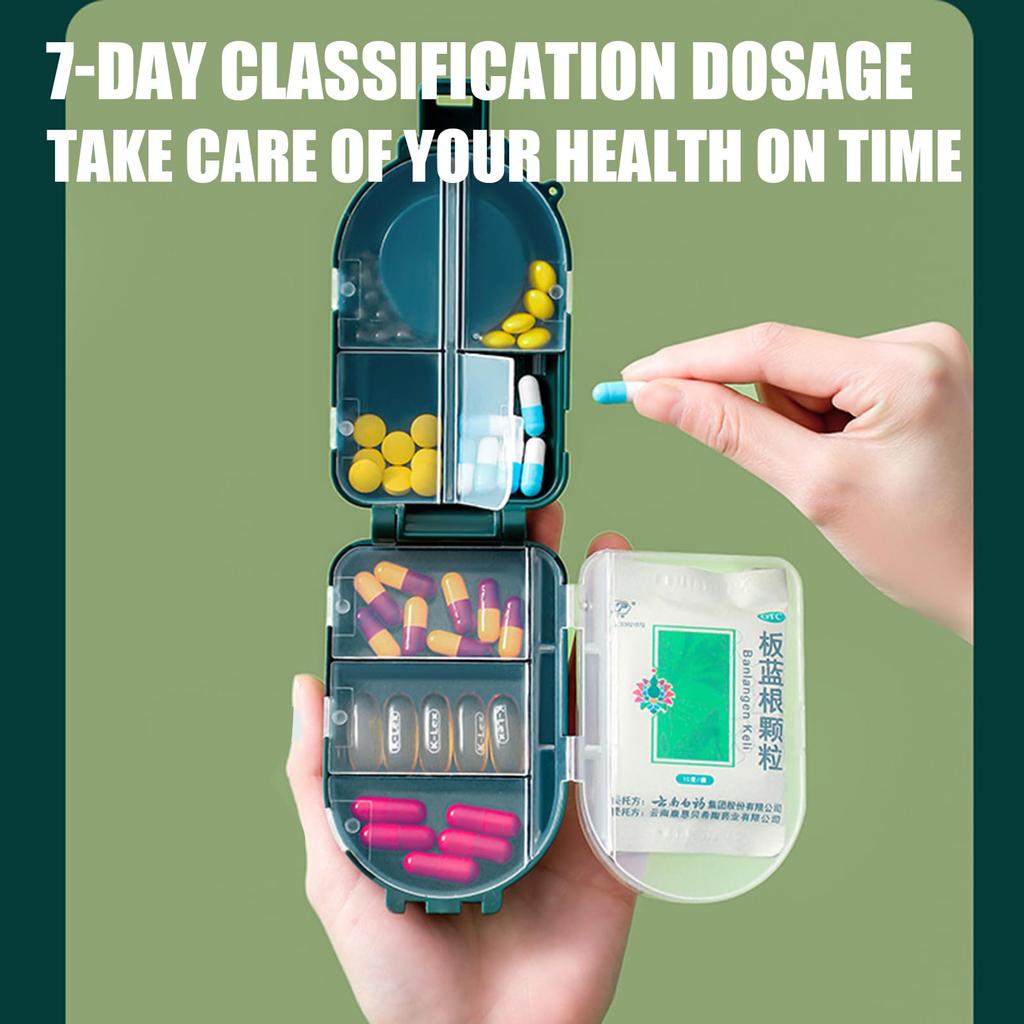 Dual-purpose Medicine Box Effortless To Use Supplies BPA Free Enhanced and Upgraded Version Pill Cutter And Storage Box