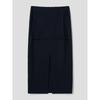 Anggae Back Tied Long Skirt Navy