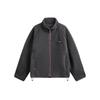 Unisex Thick Fleece-Lined Cotton Puffer Jacket Winter Warm Oversized Hoodless Coat Men Women