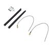 NGFF M.2 WiFi 6E Wireless Card 2.4G 5G Dual Band 1800Mbps   5.2 PC   Adapter with Dual 8DB   Support for   10 11