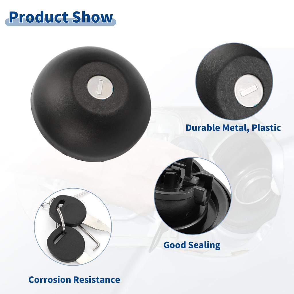 ACROPIX Plastic Locking Gas Cap for Renault Clio II/MK2 1998 2012 with Key Numbers: 7701471585/7701470950 3 Pack