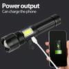 Tactical Rechargeable LED Flashlight, 7 Modes High Brightness Flashlight for Emergency, Hiking, Camping, Camping Equipment