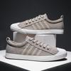 Men's All Seasons Canvas Vulcanized Casual Shoes Retro Black Red Man Canvas Sneakers Simplicity for Male 38-44
