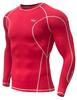 Briclo Long Sleeve Compression Shirt for Spring and Summer UV Power Stretch Compression Shirt for and Compression Sports Base Men's [Stretchable,