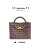 2024 Autumn/Winter Frosted French Retro Gradient Suede Bow Women's Bag