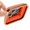 Compact Silicone Collapsible Magnetic Parts Organizer Trays Foldable Portable for Space Efficient Tool Organization 4pcs